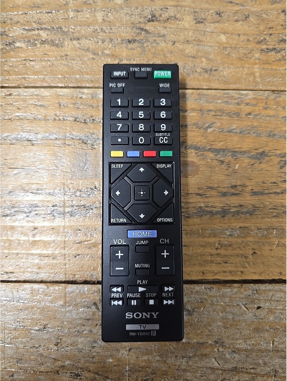 Genuine  Sony RM-YD092 TV Remote Control